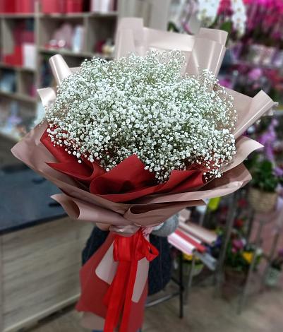 Букет цветов из: Гипсофила в Губастово