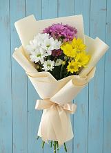 Букет цветов из:  Хризантемы #REPLACE_PRED# Губастово