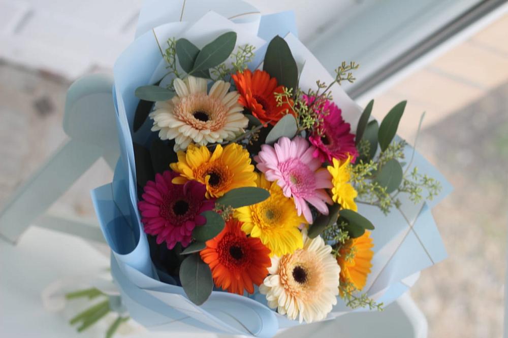 Букет цветов из: Герберы в Губастово