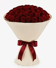 Букет 101 Бордовая роза Блэк Бакарра #REPLACE_PRED# Губастово