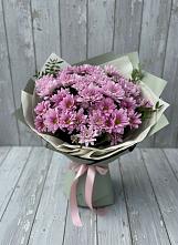 Букет цветов из:  Хризантемы #REPLACE_PRED# Губастово