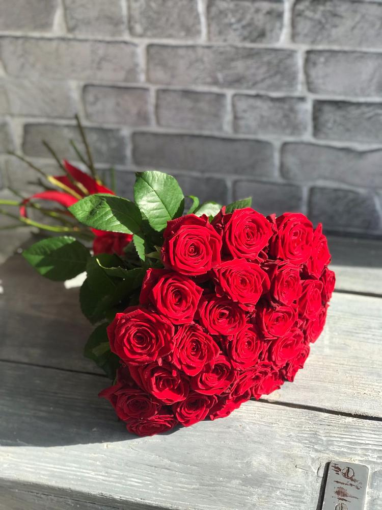 Букет Красные розы Фридом в Губастово