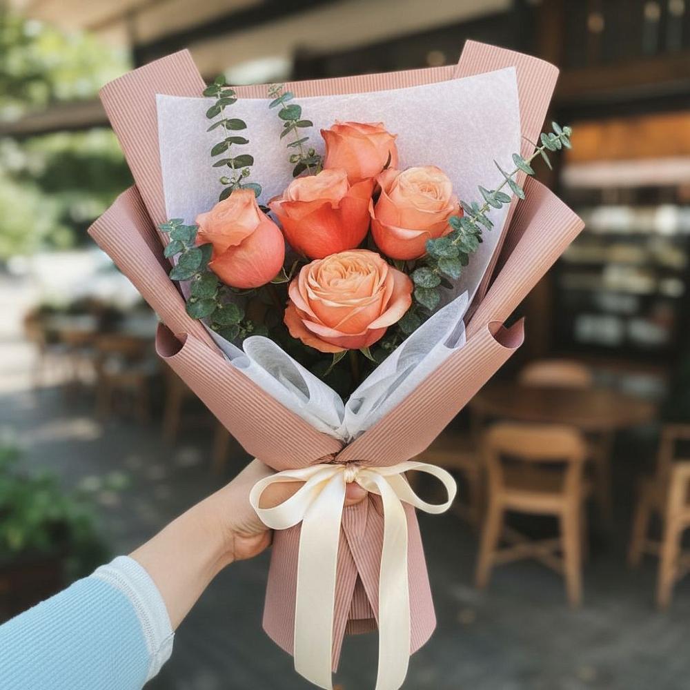 Букет цветов из: Розы в Губастово