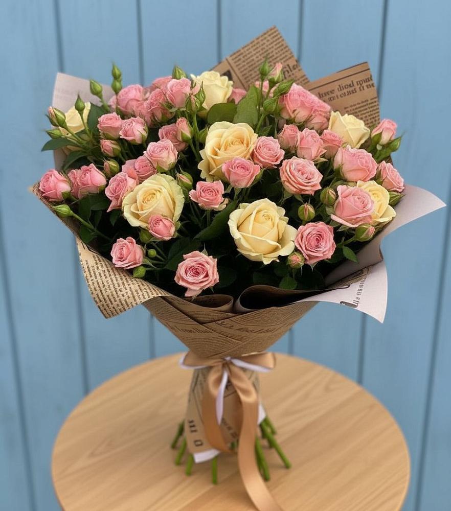 Букет цветов из: Розы в Губастово