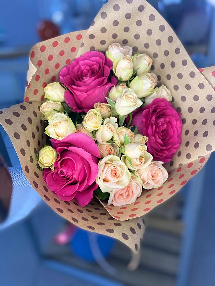 Букет цветов из: Розы в Губастово