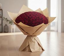 Букет 101 Красная роза в Губастово