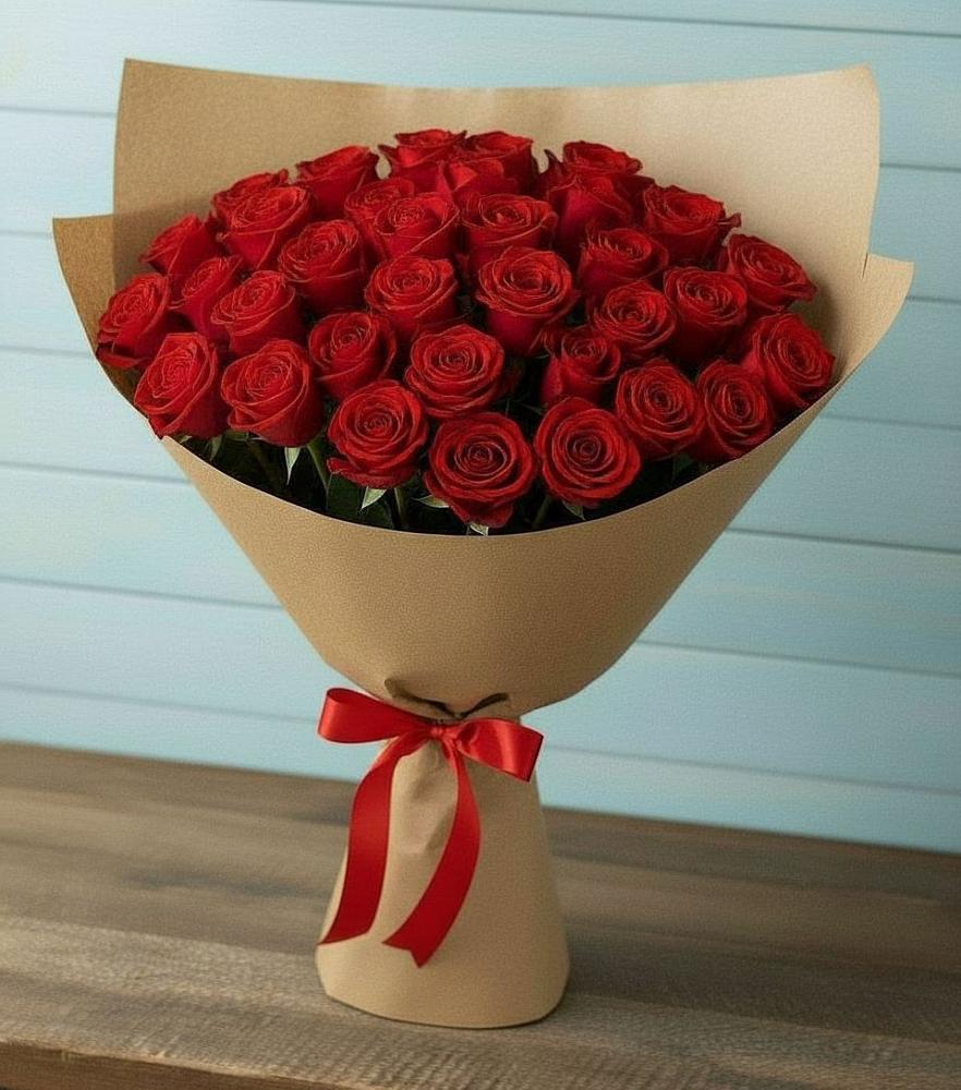 Букет Красные розы Милано в Губастово