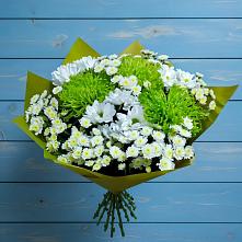 Букет цветов из:  Хризантемы #REPLACE_PRED# Губастово