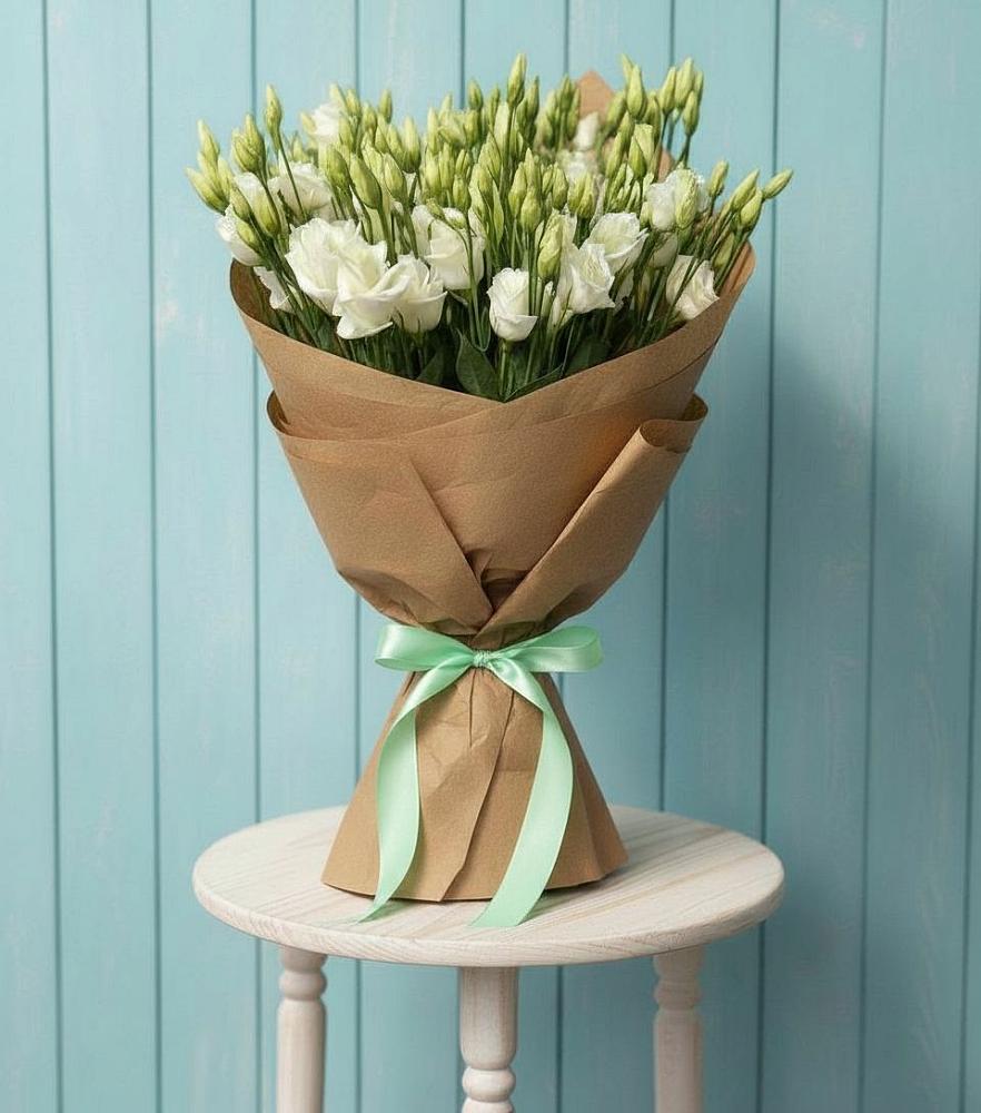 Букет цветов из: Лизиантусы в Губастово