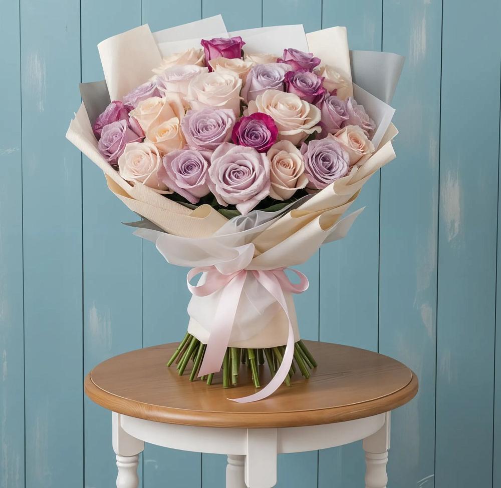 Букет цветов из: Розы в Губастово