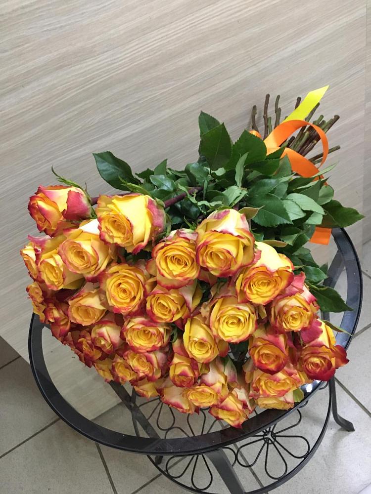 Букет Желтые розы в Губастово