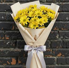 Букет цветов из:  Хризантемы в Губастово