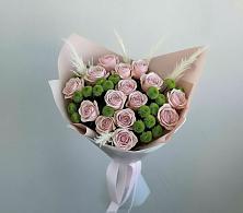 Букет цветов из:  Розы и Хризантемы в Губастово