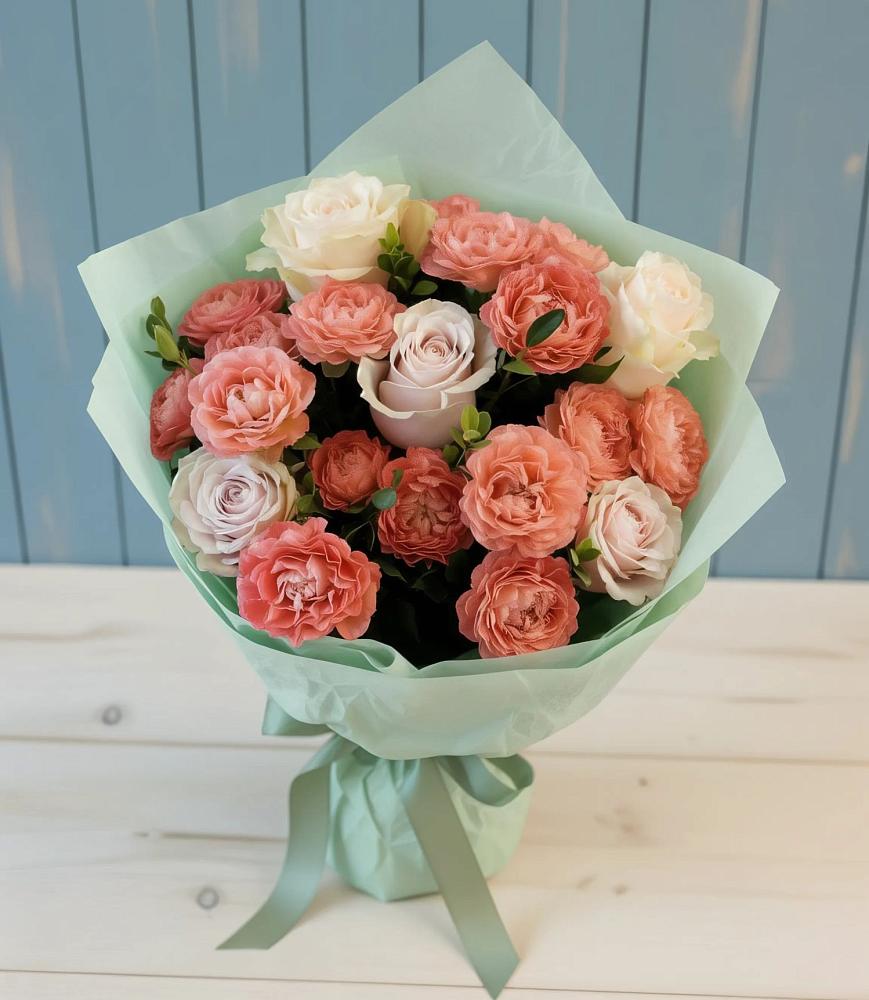 Букет цветов из: Розы в Губастово