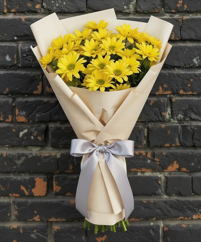 Букет цветов из: Хризантемы в Губастово