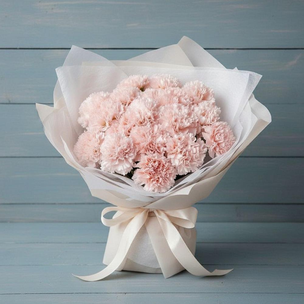 Букет цветов из: Гвоздики в Губастово