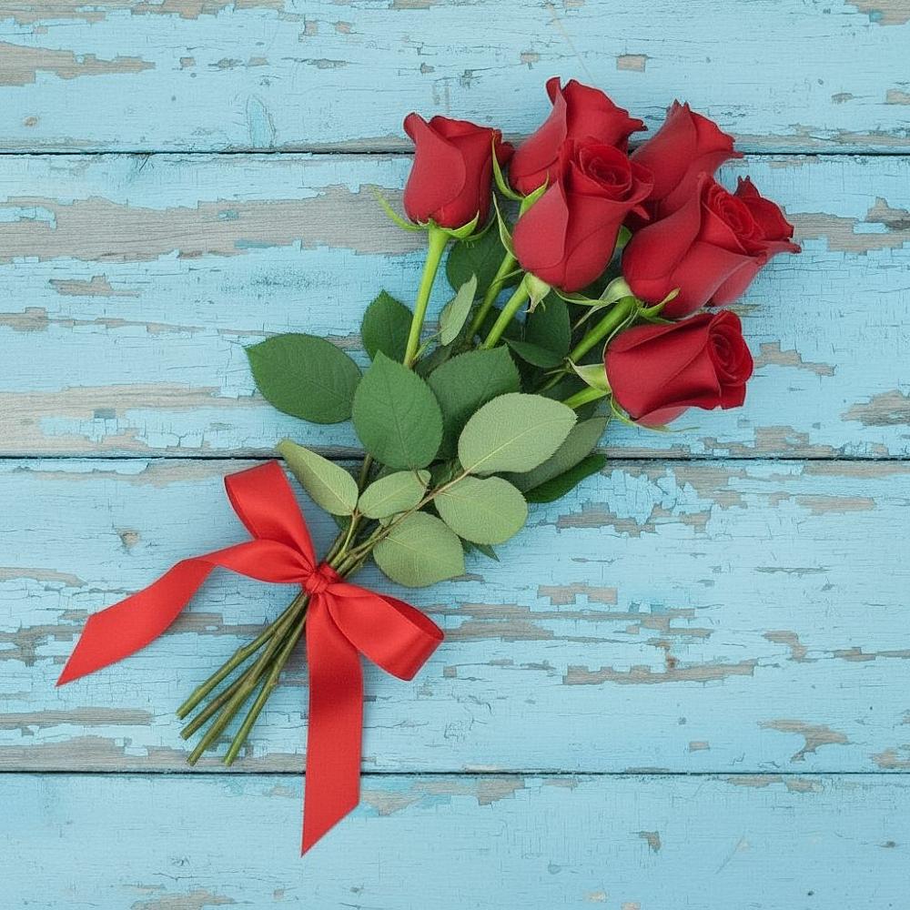 Букет Красные розы в Губастово