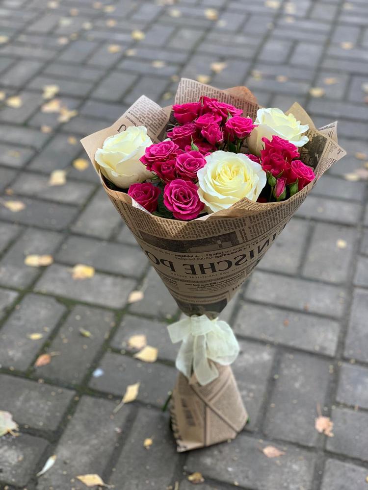 Букет цветов из: Розы в Губастово