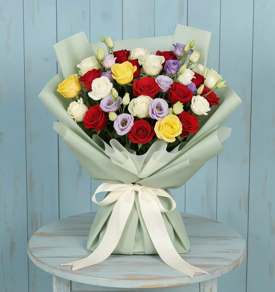 Букет цветов из: Розы в Губастово