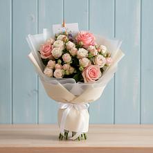 Букет цветов из:  Розы в Губастово
