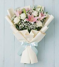 Букет цветов из:  Лилии в Губастово