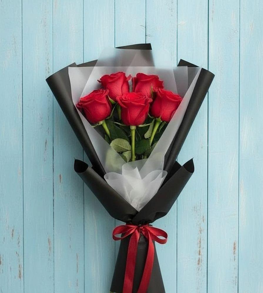 Букет цветов из: Розы в Губастово